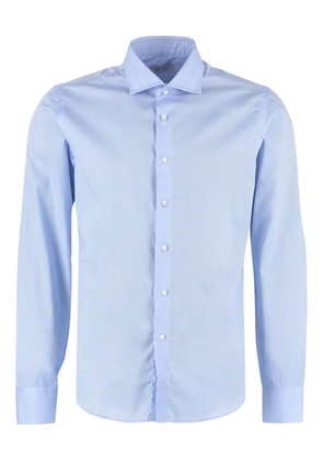 THE (Alphabet) cotton-blend shirt - Blue