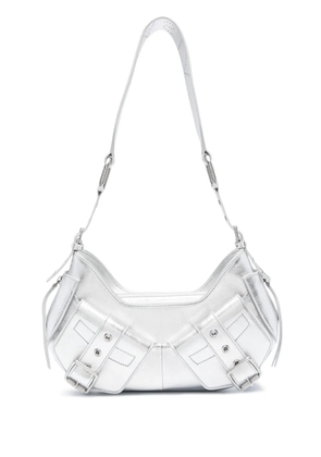 BIASIA Y2k leather shoulder bag - Silver