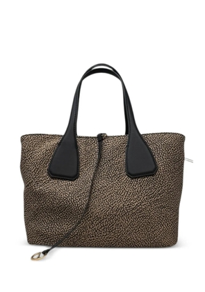 Borbonese printed shoulder bag - Black