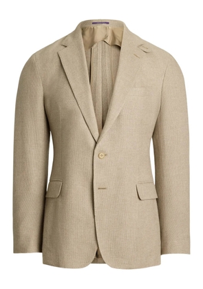 Ralph Lauren Purple Label textured two-button blazer - Neutrals