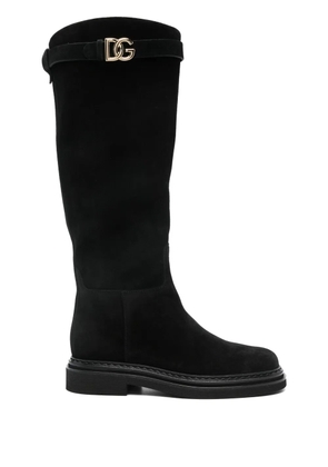 Dolce & Gabbana DG Logo boots - Black