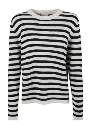 Allude striped sweater - Neutrals