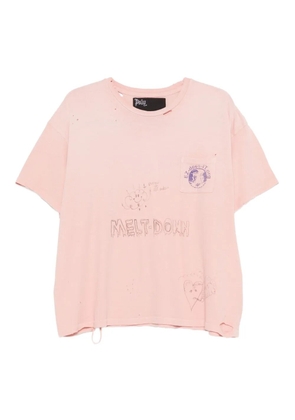 Paly graphic-print t-shirt - Pink