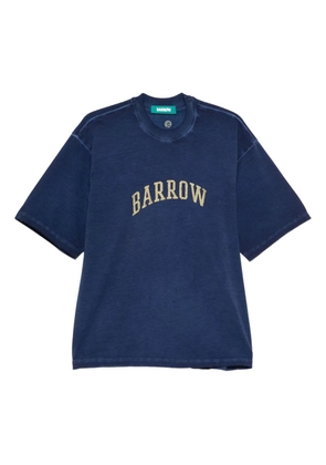BARROW logo-print t-shirt - Blue