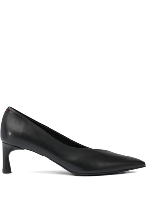 Halmanera 50mm leather heeled pumps - Black