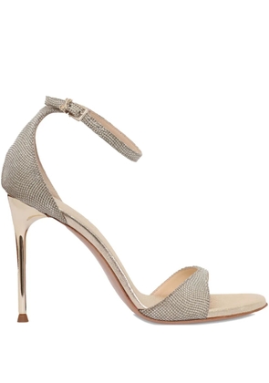 Sergio Levantesi 100mm ankle-strap sandals - Grey