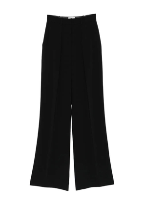 Elisabetta Franchi pleated wide-leg trousers - Black
