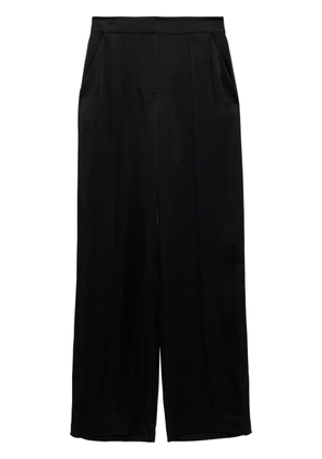 Simkhai Kyra high-waisted crepe trousers - Black