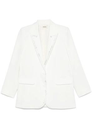 Zadig&Voltaire Viva Strass blazer - White