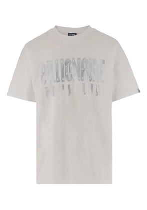 Billionaire Boys Club rhinestone-embellished logo T-shirt - White