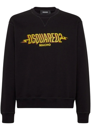 DSQUARED2 logo-print sweatshirt - Black
