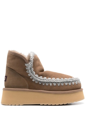Mou Mini Eskimo platform boots - Brown