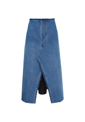 LITKOVSKA split-front midi skirt - Blue