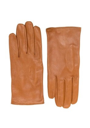 Ernest W. Baker leather gloves - Brown