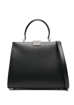 ARMARIUM logo-plaque leather tote bag - Black