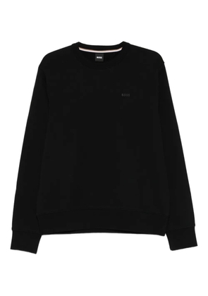 BOSS logo-detail sweatshirt - Black