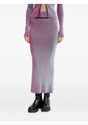 Desigual ribbed midi skirt - Pink