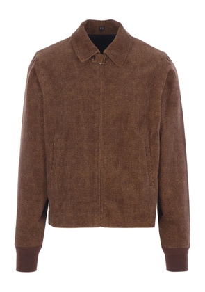 TAIGA TAKAHASHI zip-up shirt jacket - Brown