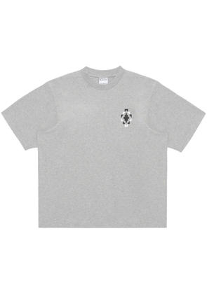 COUNTY OF MILAN Bandana Cross cotton T-shirt - Grey