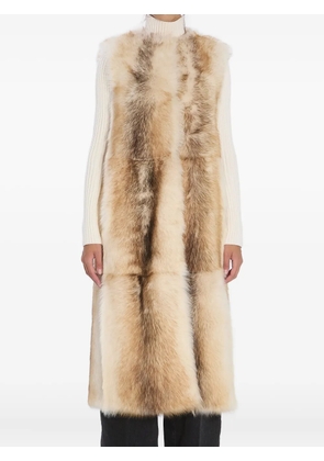 Yves Salomon lamb fur vest - Neutrals