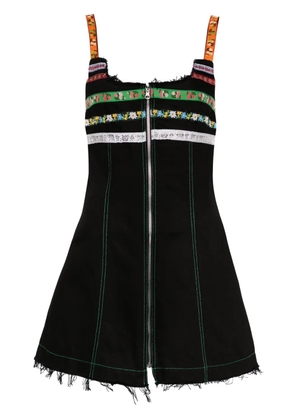 CORMIO Lindsey denim mini dress - Black