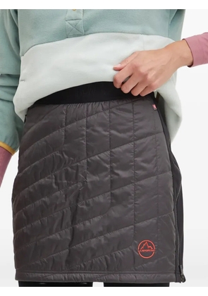 La Sportiva quilted-design mini skirt - Grey