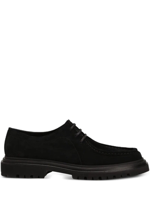 Dolce & Gabbana suede lace-up derby shoes - Black