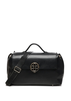 V°73 logo-plaque shoulder bag - Black