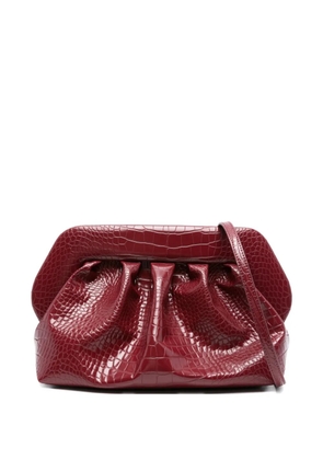 Themoirè Bios pleated clutch bag - Red