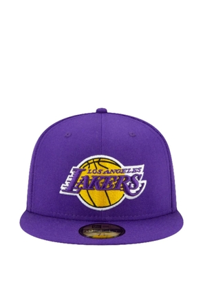 NEW ERA CAP 59Fifty NBA Los Angeles Lakers side patch fitted hat - Purple