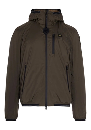 Blauer hooded zip-up jacket - Green