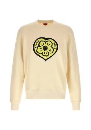 Kenzo logo-patch sweatshirt - Neutrals