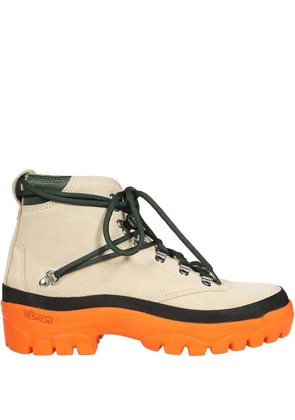 Reese Cooper suede lace-up boots - Neutrals