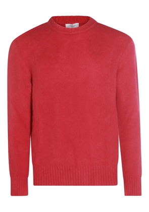 Piacenza Cashmere crew-neck wool sweater - Red