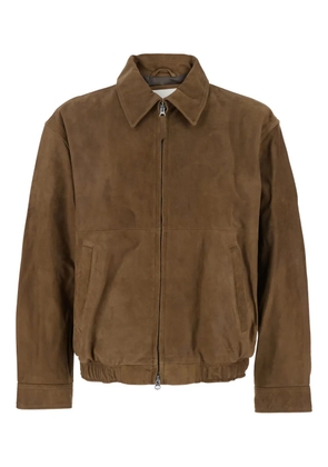 DUNST suede jacket - Brown