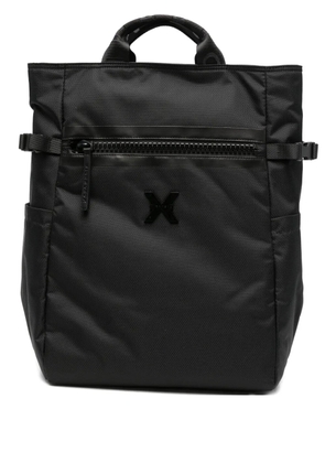 John Richmond zip detail-logo backpack - Black