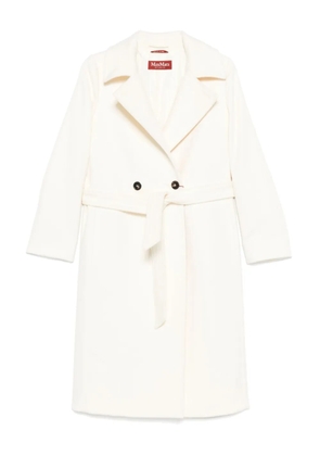 Max Mara virgin-wool coat - White