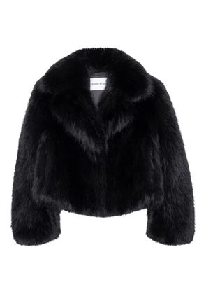 STAND STUDIO faux-fur jacket - Black