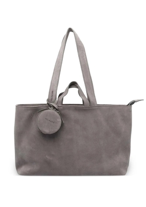 Vic Matie zip-closure suede tote bag - Grey