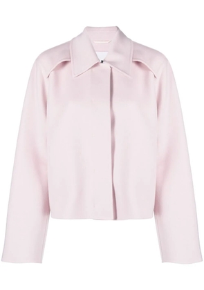 Jil Sander collared wool jacket - Pink