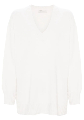 MODES GARMENTS V-neck fine-knit jumper - Neutrals