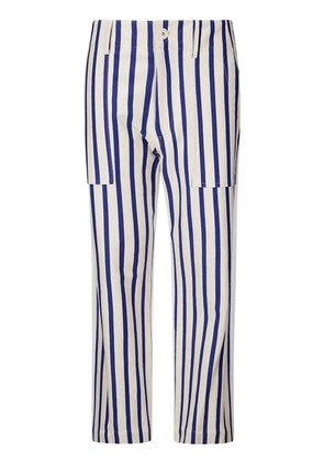 Jejia striped trousers - White