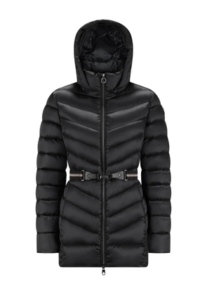 CAPE HORN hooded belted puffer jacket - Black