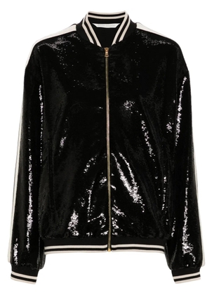 Palm Angels sequinned bomber jacket - Black