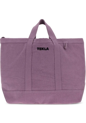 TEKLA logo-print tote bag - Purple