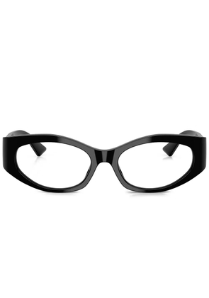 Versace Eyewear cat eye-frame glasses - Black
