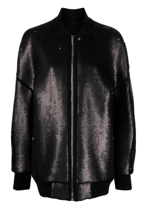 Rick Owens Peter sequin-embellished bomber jacket - Black