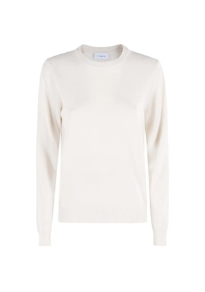 Malo crew-neck sweater - White
