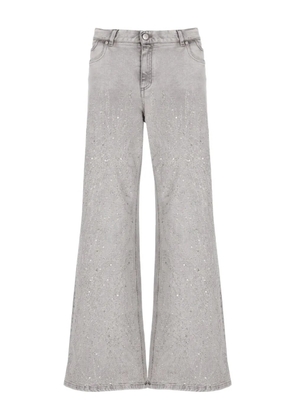 PANICALE paillettes-detail jeans - Grey