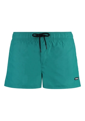 Versace drawstring swim shorts - Green